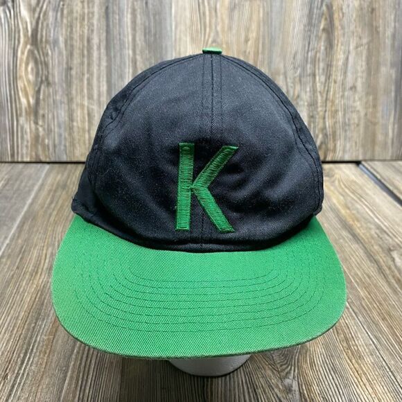 VINTAGE Kool Hat Cap Snap Back Black Green Cigarette Spell Out Logo Mens… - Picture 1 of 8
